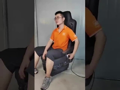 PU Kulit Bus Driver Seat Hitam Air Suspension Seat A800 Mewah disesuaikan