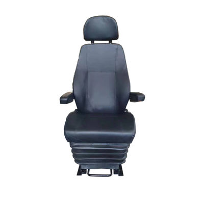 PU Kulit Static Seat Universal Semi Truck Driver Seat Disesuaikan