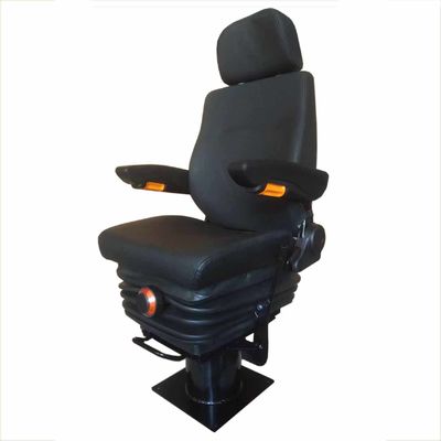 Rotasi 360 derajat dan depan 105mm Pengaturan horizontal Suspensi mekanik Kursi mobil M801-16 untuk pengemudi truk berat