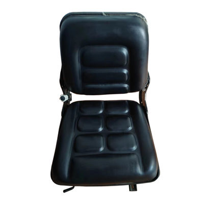 Kursi forklift hitam dengan sabuk pengaman PU Farm Universal Tractor Seat