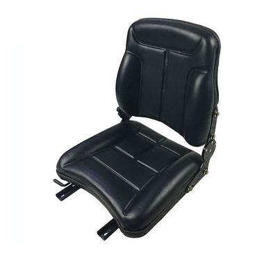 Hitam Penggantian kursi traktor PVC Penggantian kursi mesin pemotong rumput