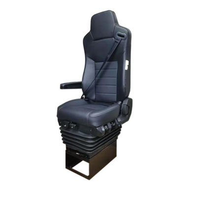 PU Kulit Bus Driver Seat Hitam Air Suspension Seat A800 Mewah disesuaikan